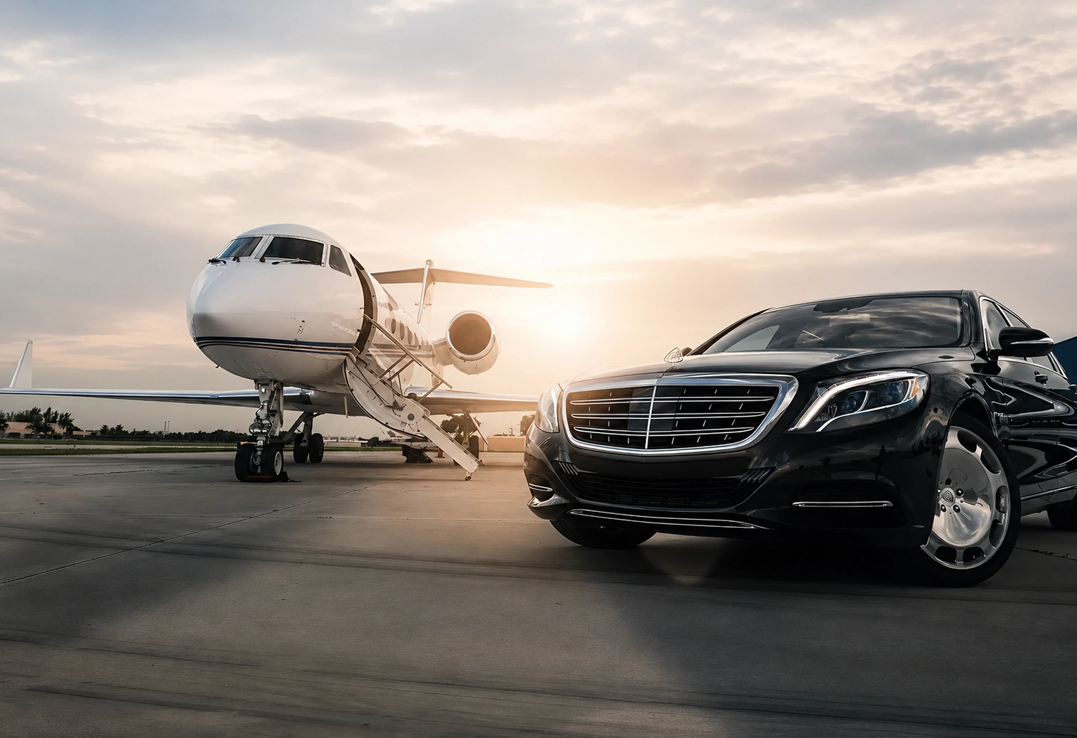 Luxury chauffeur car