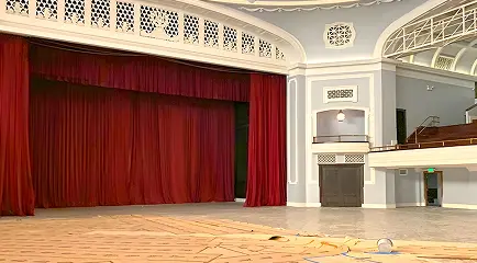 Ballroom stage and hall