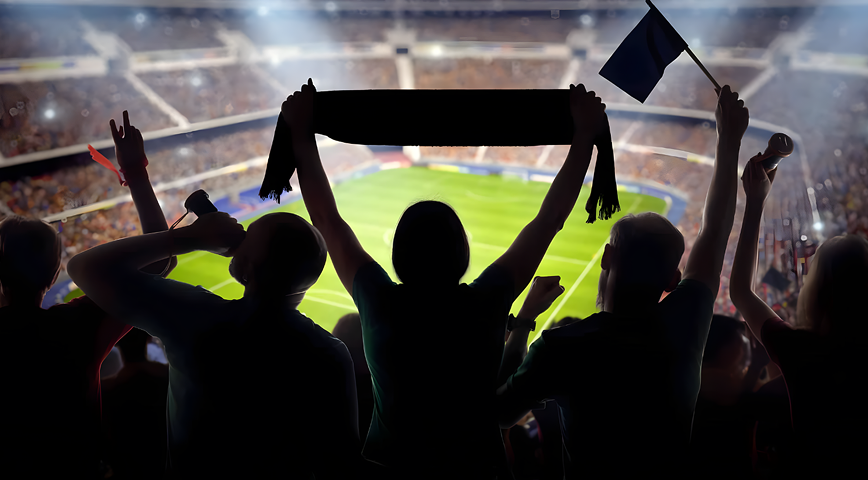 Fans celebrating
