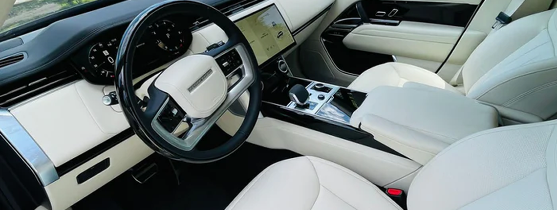 Luxury car interior