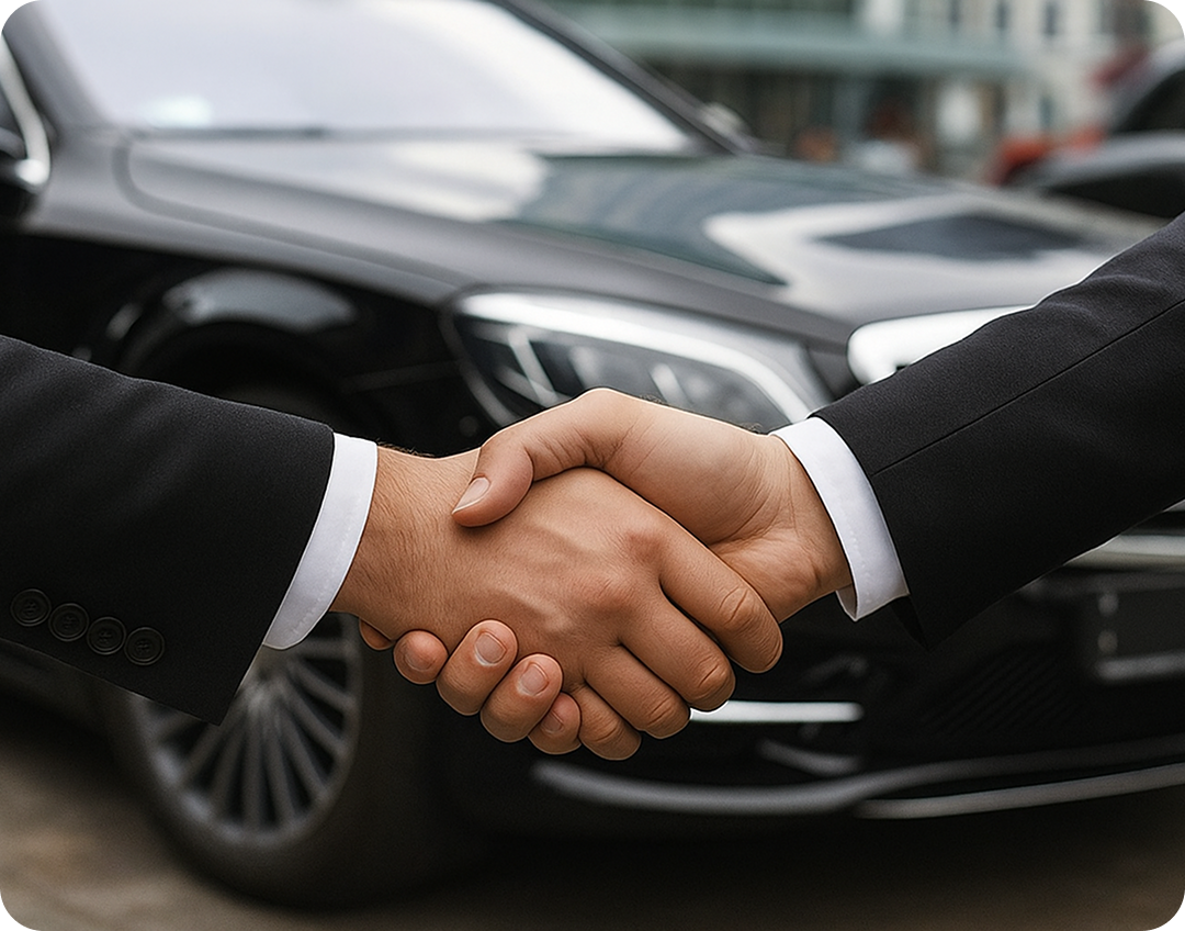 Business handshake